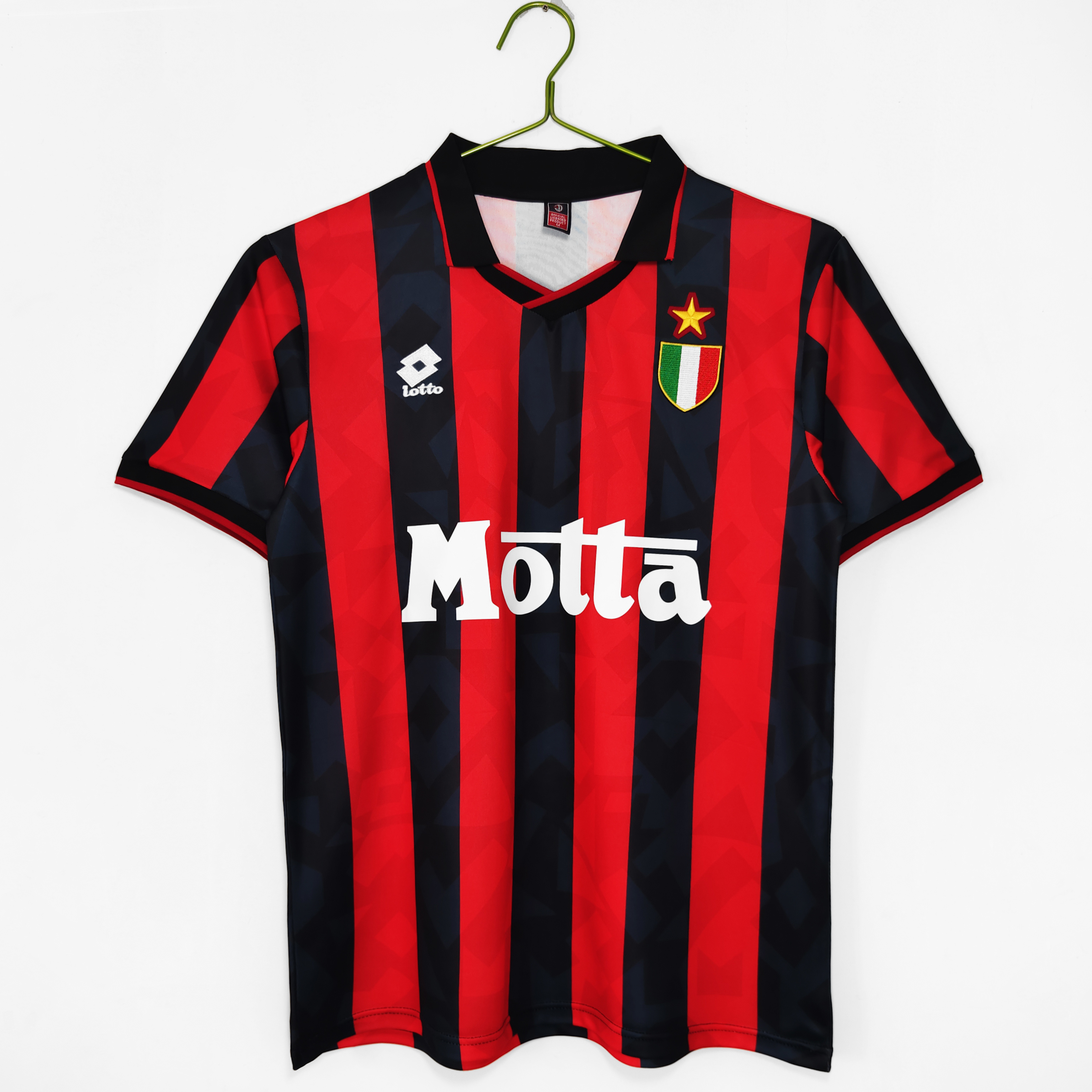 Camiseta de fútbol AC Milan 1993/94 LOCAL MANGA CORTA VERSION FAN